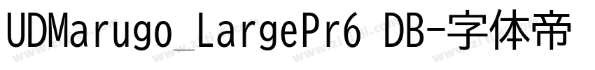 UDMarugo_LargePr6 DB字体转换
